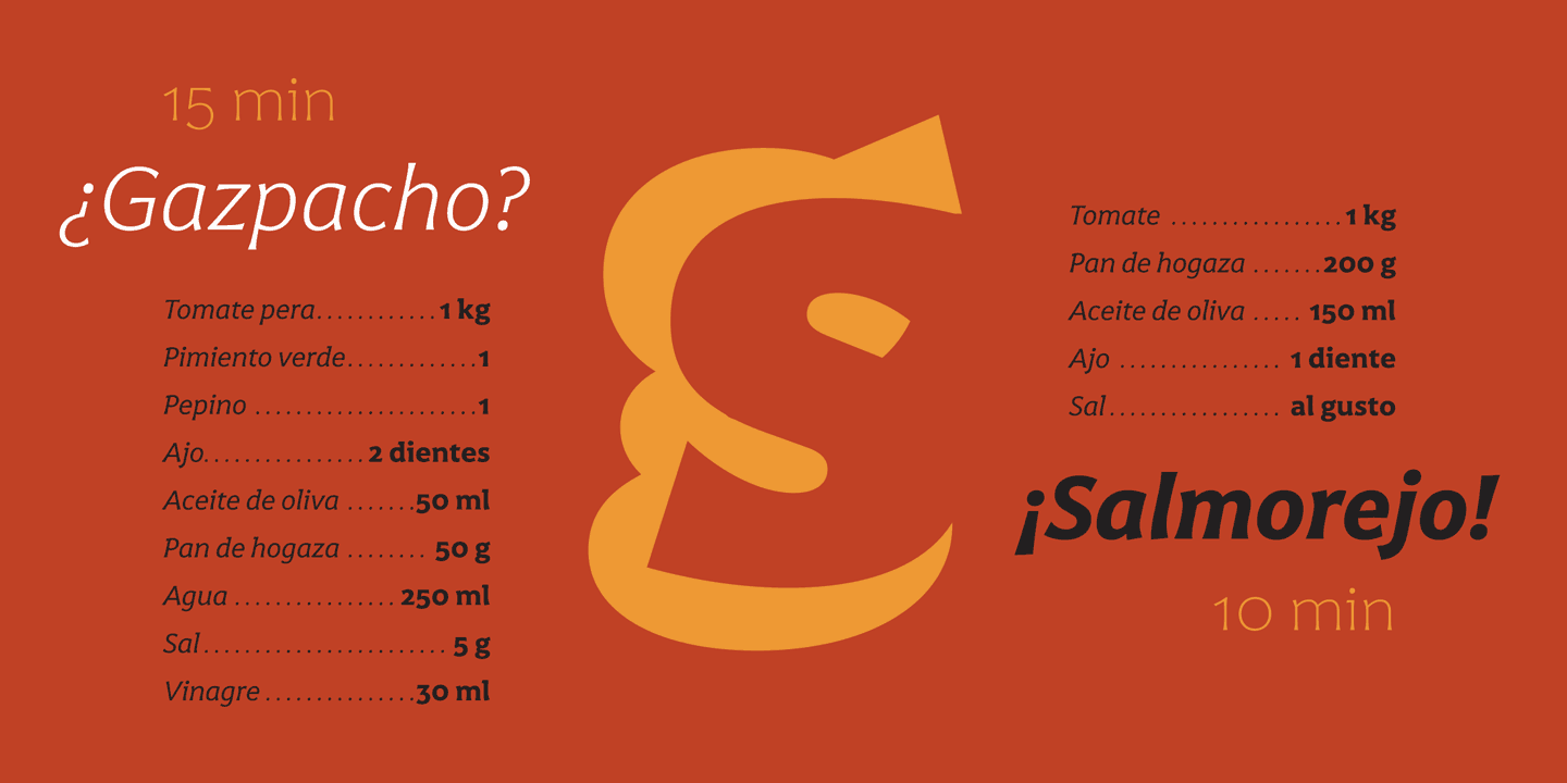 Пример шрифта Harri Text SemiBold Italic